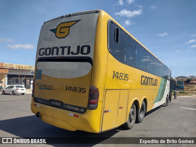 Empresa Gontijo de Transportes 14835 na cidade de Paulistana, Piauí, Brasil, por Espedito de Brito Gomes. Número da foto: #13210282.