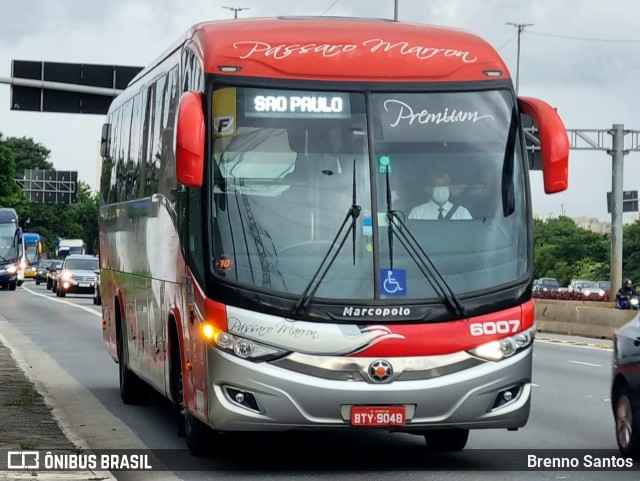 Empresa de Ônibus Pássaro Marron 6007 na cidade de São Paulo, São Paulo, Brasil, por Brenno Santos. Número da foto: #13210586.