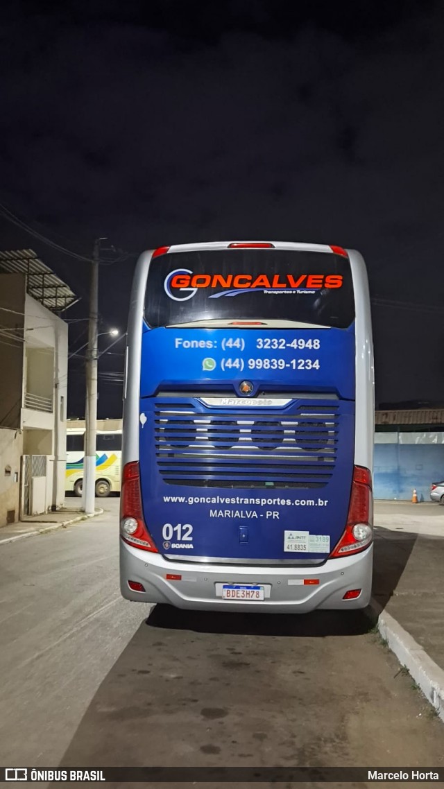 Gonçalves Transportes 012 na cidade de Congonhas, Minas Gerais, Brasil, por Marcelo Horta. Número da foto: #13212432.