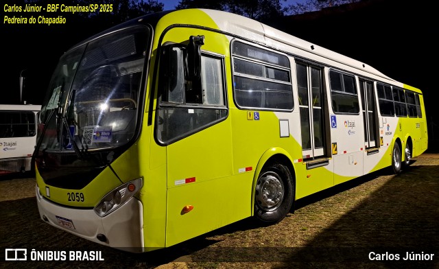 Itajaí Transportes Coletivos 2059 na cidade de Campinas, São Paulo, Brasil, por Carlos Júnior. Número da foto: #13211165.