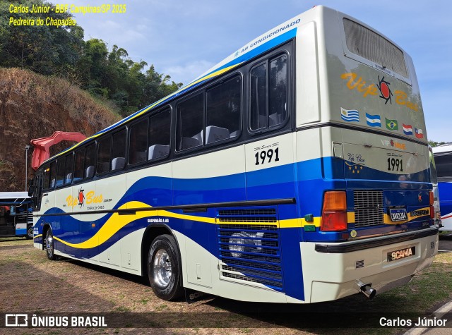 Vip Bus Comércio de Ônibus 1991 na cidade de Campinas, São Paulo, Brasil, por Carlos Júnior. Número da foto: #13211073.