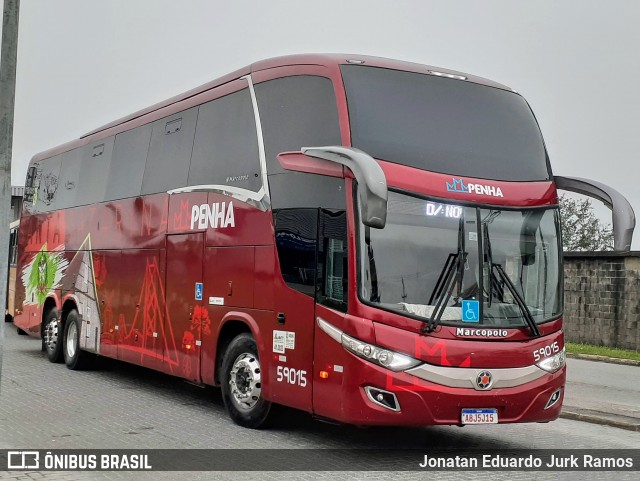 Empresa de Ônibus Nossa Senhora da Penha 59015 na cidade de Itajaí, Santa Catarina, Brasil, por Jonatan Eduardo Jurk Ramos. Número da foto: #13212216.