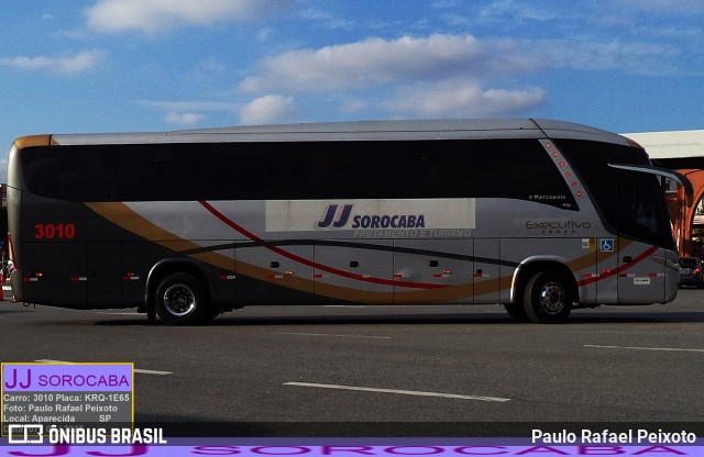 JJ Sorocaba Locadora e Transporte 3010 na cidade de Aparecida, São Paulo, Brasil, por Paulo Rafael Peixoto. Número da foto: #13212611.