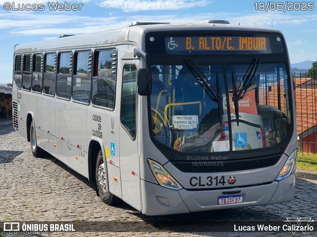 Auto Viação Santo Antônio CL314 na cidade de Curitiba, Paraná, Brasil, por Lucas Weber Calizario. Número da foto: #13210521.