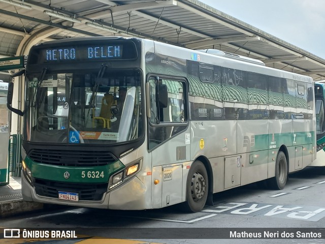 Transunião Transportes 5 6324 na cidade de São Paulo, São Paulo, Brasil, por Matheus Neri dos Santos. Número da foto: #13209455.