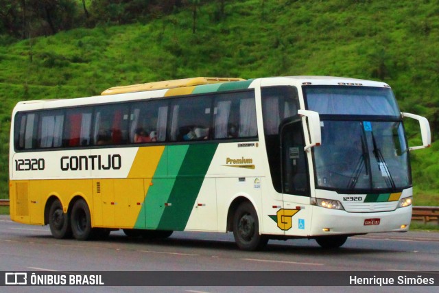 Empresa Gontijo de Transportes 12320 na cidade de Betim, Minas Gerais, Brasil, por Henrique Simões. Número da foto: #13210171.
