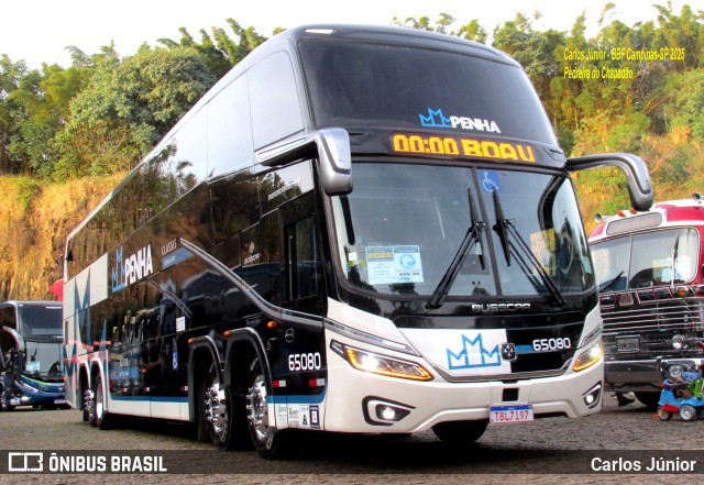 Empresa de Ônibus Nossa Senhora da Penha 65080 na cidade de Campinas, São Paulo, Brasil, por Carlos Júnior. Número da foto: #13211483.