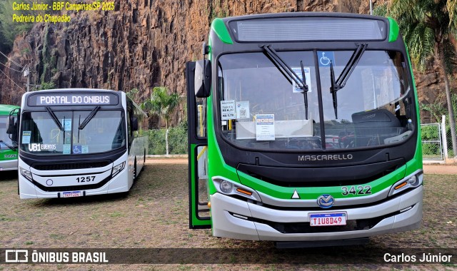 VB Transportes e Turismo 3422 na cidade de Campinas, São Paulo, Brasil, por Carlos Júnior. Número da foto: #13211966.