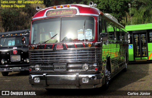 Ônibus Particulares 3263 na cidade de Campinas, São Paulo, Brasil, por Carlos Júnior. Número da foto: #13212100.