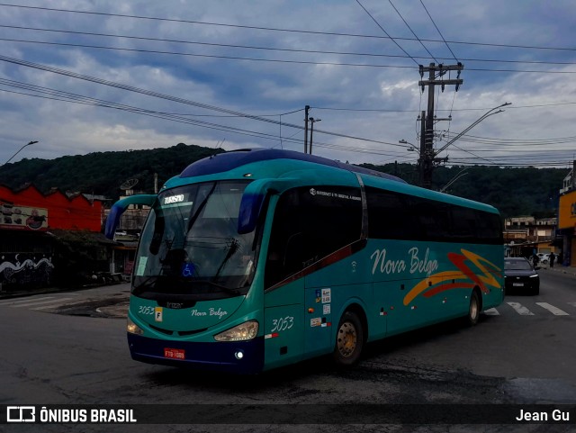 Nova Belga Transportadora Turística 3053 na cidade de Guarujá, São Paulo, Brasil, por Jean Gu. Número da foto: #13211355.