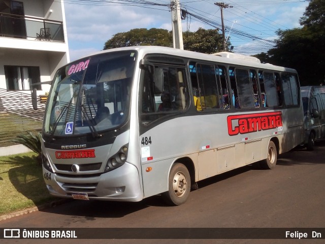 Camana Transportes 484 na cidade de Céu Azul, Paraná, Brasil, por Felipe  Dn. Número da foto: #13212397.