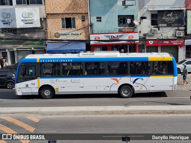 Transportes Futuro C30355 na cidade de Rio de Janeiro, Rio de Janeiro, Brasil, por Danyllo Henrique. Número da foto: #13211058.