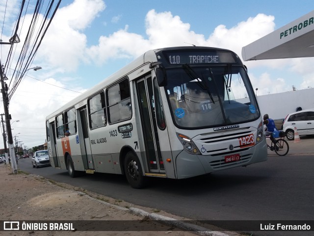Real Alagoas de Viação 1423 na cidade de Maceió, Alagoas, Brasil, por Luiz Fernando. Número da foto: #13211967.