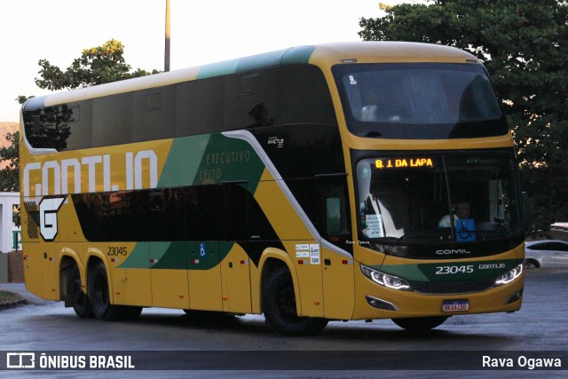 Empresa Gontijo de Transportes 23045 na cidade de Montes Claros, Minas Gerais, Brasil, por Rava Ogawa. Número da foto: #13210637.