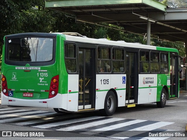 Viação Santa Brígida 1 1315 na cidade de São Paulo, São Paulo, Brasil, por Davi Santos Silva. Número da foto: #13209556.