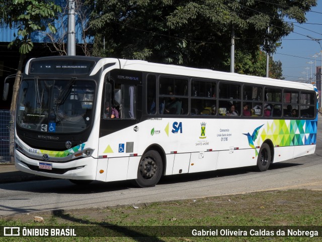 Viação Guaianazes 01 516 na cidade de Santo André, São Paulo, Brasil, por Gabriel Oliveira Caldas da Nobrega. Número da foto: #13209988.