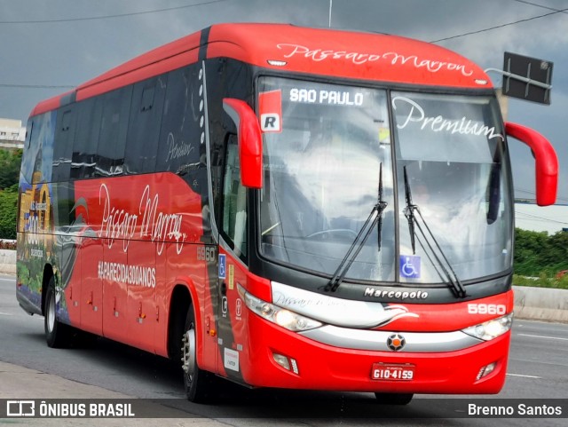 Empresa de Ônibus Pássaro Marron 5960 na cidade de São Paulo, São Paulo, Brasil, por Brenno Santos. Número da foto: #13210583.