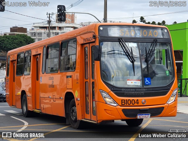 Transporte Coletivo Glória BI004 na cidade de Curitiba, Paraná, Brasil, por Lucas Weber Calizario. Número da foto: #13209684.
