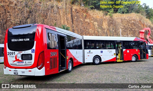 Itajaí Transportes Coletivos 2091 na cidade de Campinas, São Paulo, Brasil, por Carlos Júnior. Número da foto: #13211951.