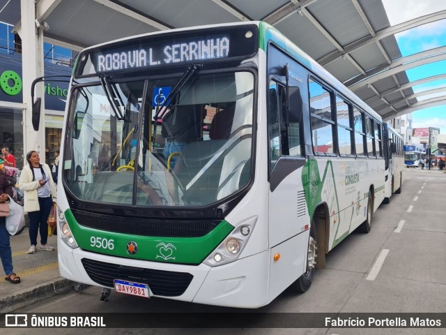 Viação Rosa Vitória da Conquista 9506 na cidade de Vitória da Conquista, Bahia, Brasil, por Fabrício Portella Matos. Número da foto: #13211844.