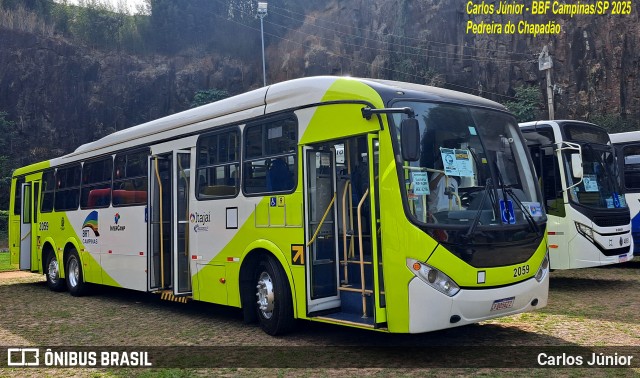 Itajaí Transportes Coletivos 2059 na cidade de Campinas, São Paulo, Brasil, por Carlos Júnior. Número da foto: #13211257.