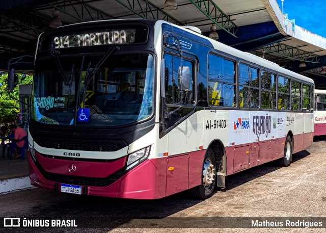 Guajará AI-91403 na cidade de Belém, Pará, Brasil, por Matheus Rodrigues. Número da foto: #13210415.
