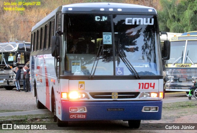 CMW Transportes 1104 na cidade de Campinas, São Paulo, Brasil, por Carlos Júnior. Número da foto: #13210656.