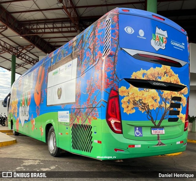 UTIL - União Transporte Interestadual de Luxo 6407 na cidade de Rio Verde, Goiás, Brasil, por Daniel Henrique. Número da foto: #13210082.