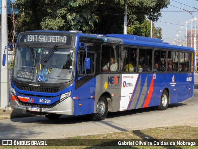 Next Mobilidade - ABC Sistema de Transporte 80.261 na cidade de Santo André, São Paulo, Brasil, por Gabriel Oliveira Caldas da Nobrega. Número da foto: #13209978.