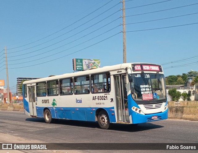 Viação Forte AF-93021 na cidade de Ananindeua, Pará, Brasil, por Fabio Soares. Número da foto: #13210820.