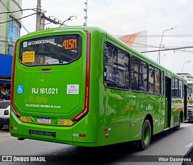 Transportes Santo Antônio RJ 161.021 na cidade de Duque de Caxias, Rio de Janeiro, Brasil, por Vitor Dasneves. Número da foto: #13210347.