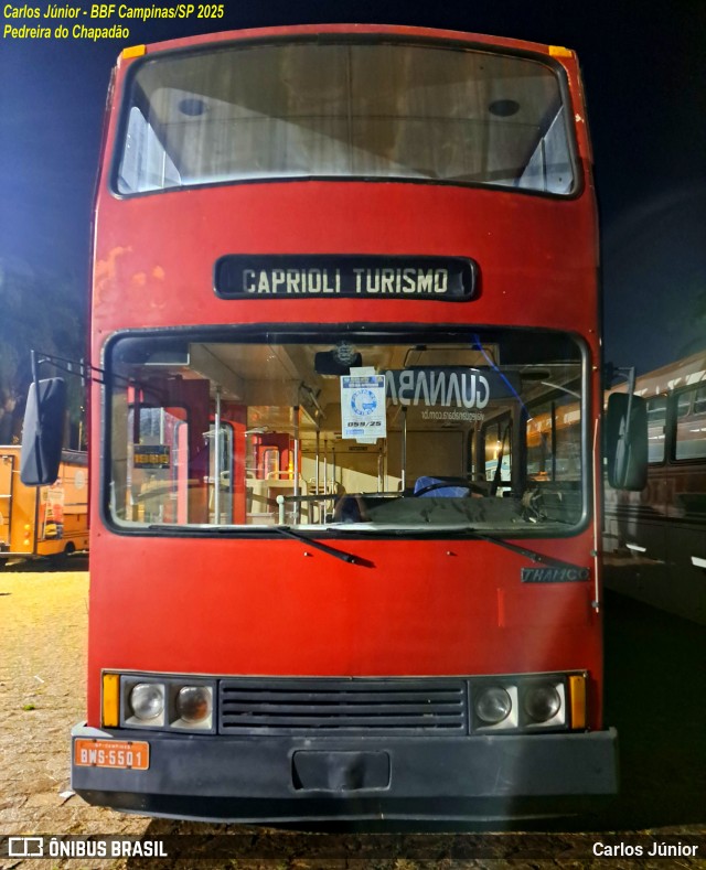 Viação Caprioli 5501 na cidade de Campinas, São Paulo, Brasil, por Carlos Júnior. Número da foto: #13211450.