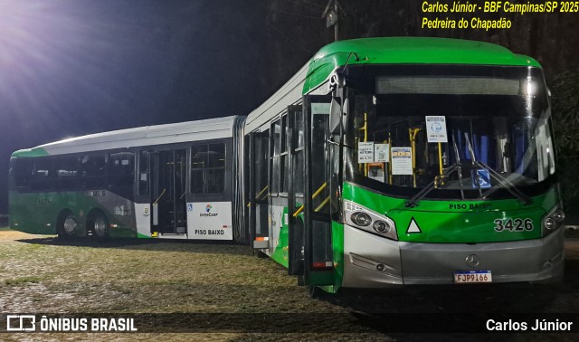 VB Transportes e Turismo 3426 na cidade de Campinas, São Paulo, Brasil, por Carlos Júnior. Número da foto: #13212002.