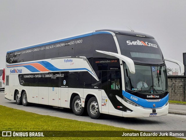VUSC - Viação União Santa Cruz 5200 na cidade de Itajaí, Santa Catarina, Brasil, por Jonatan Eduardo Jurk Ramos. Número da foto: #13211973.