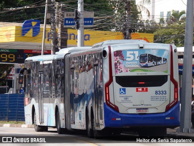 Next Mobilidade - ABC Sistema de Transporte 8333 na cidade de São Bernardo do Campo, São Paulo, Brasil, por Heitor de Sena Sapaterro. Número da foto: #13211021.
