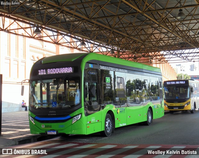 City Transporte Urbano Intermodal Sorocaba 2901 na cidade de Sorocaba, São Paulo, Brasil, por Weslley Kelvin Batista. Número da foto: #13210443.
