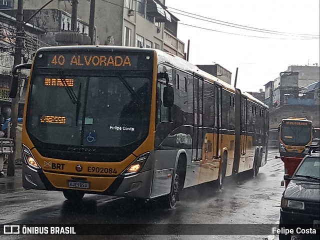 Mobi Rio E902084 na cidade de Rio de Janeiro, Rio de Janeiro, Brasil, por Felipe Costa. Número da foto: #13211096.