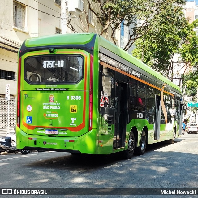TRANSPPASS - Transporte de Passageiros 8 0306 na cidade de São Paulo, São Paulo, Brasil, por Michel Nowacki. Número da foto: #13210106.