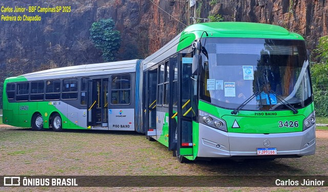 VB Transportes e Turismo 3426 na cidade de Campinas, São Paulo, Brasil, por Carlos Júnior. Número da foto: #13211962.