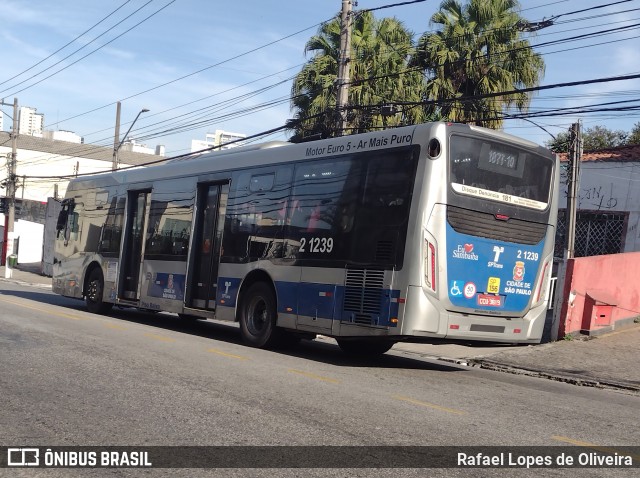 Sambaíba Transportes Urbanos 2 1239 na cidade de São Paulo, São Paulo, Brasil, por Rafael Lopes de Oliveira. Número da foto: #13211449.