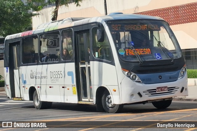 Transportes Barra D13355 na cidade de Rio de Janeiro, Rio de Janeiro, Brasil, por Danyllo Henrique. Número da foto: #13211064.