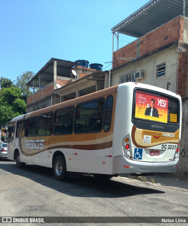 Transportes Fabio's DC 2.237 na cidade de Duque de Caxias, Rio de Janeiro, Brasil, por Natan Lima. Número da foto: #13211077.