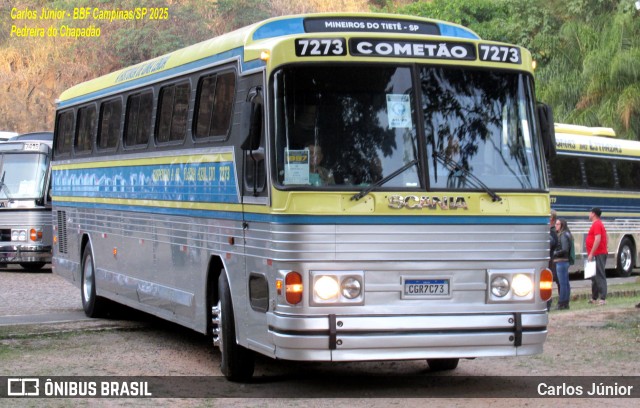 Ônibus Particulares 7273 na cidade de Campinas, São Paulo, Brasil, por Carlos Júnior. Número da foto: #13211148.