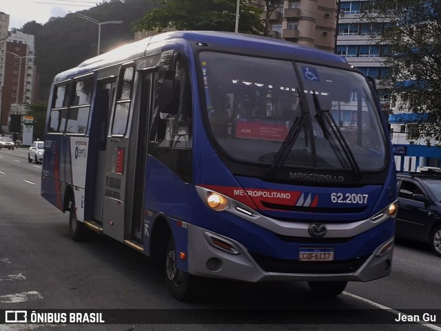 BR Mobilidade Baixada Santista 62.2007 na cidade de São Vicente, São Paulo, Brasil, por Jean Gu. Número da foto: #13209765.