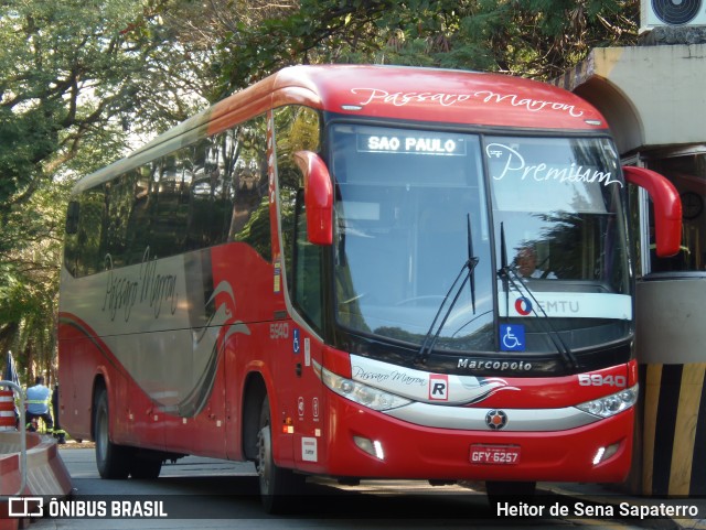 Empresa de Ônibus Pássaro Marron 5940 na cidade de São Paulo, São Paulo, Brasil, por Heitor de Sena Sapaterro. Número da foto: #13209590.