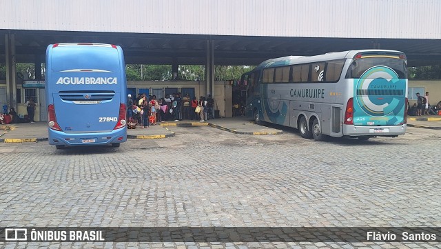 Viação Águia Branca 27840 na cidade de Cruz das Almas, Bahia, Brasil, por Flávio  Santos. Número da foto: #13210934.