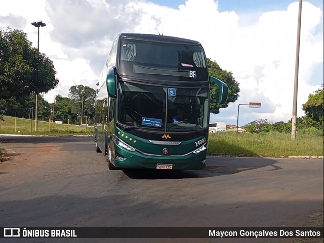Viação Motta 24002 na cidade de Anápolis, Goiás, Brasil, por Maycon Gonçalves Dos Santos. Número da foto: #13213212.