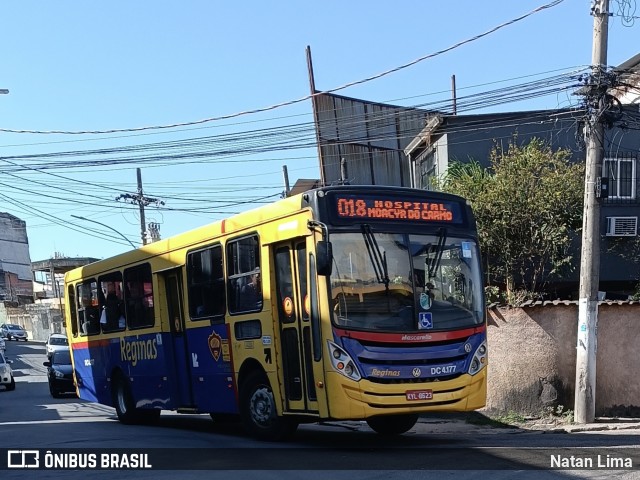 Auto Viação Reginas DC 4.177 na cidade de Duque de Caxias, Rio de Janeiro, Brasil, por Natan Lima. Número da foto: #13213000.