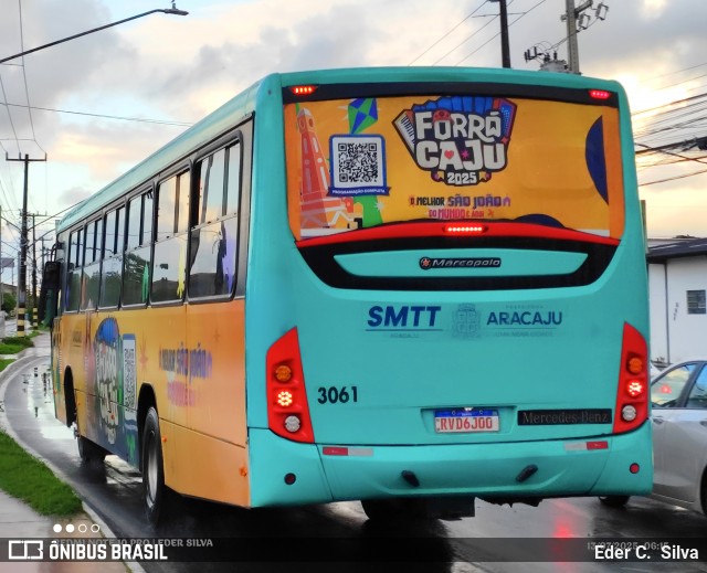VRS - Viação Roberto Santana 3061 na cidade de Aracaju, Sergipe, Brasil, por Eder C.  Silva. Número da foto: #13213334.