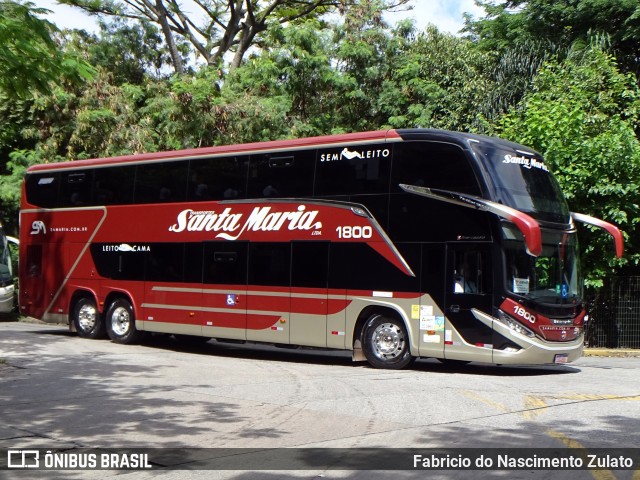 Santa Maria Fretamento e Turismo > Transportes Santa Maria(SP) 1800 na cidade de São Paulo, São Paulo, Brasil, por Fabricio do Nascimento Zulato. Número da foto: #13213398.